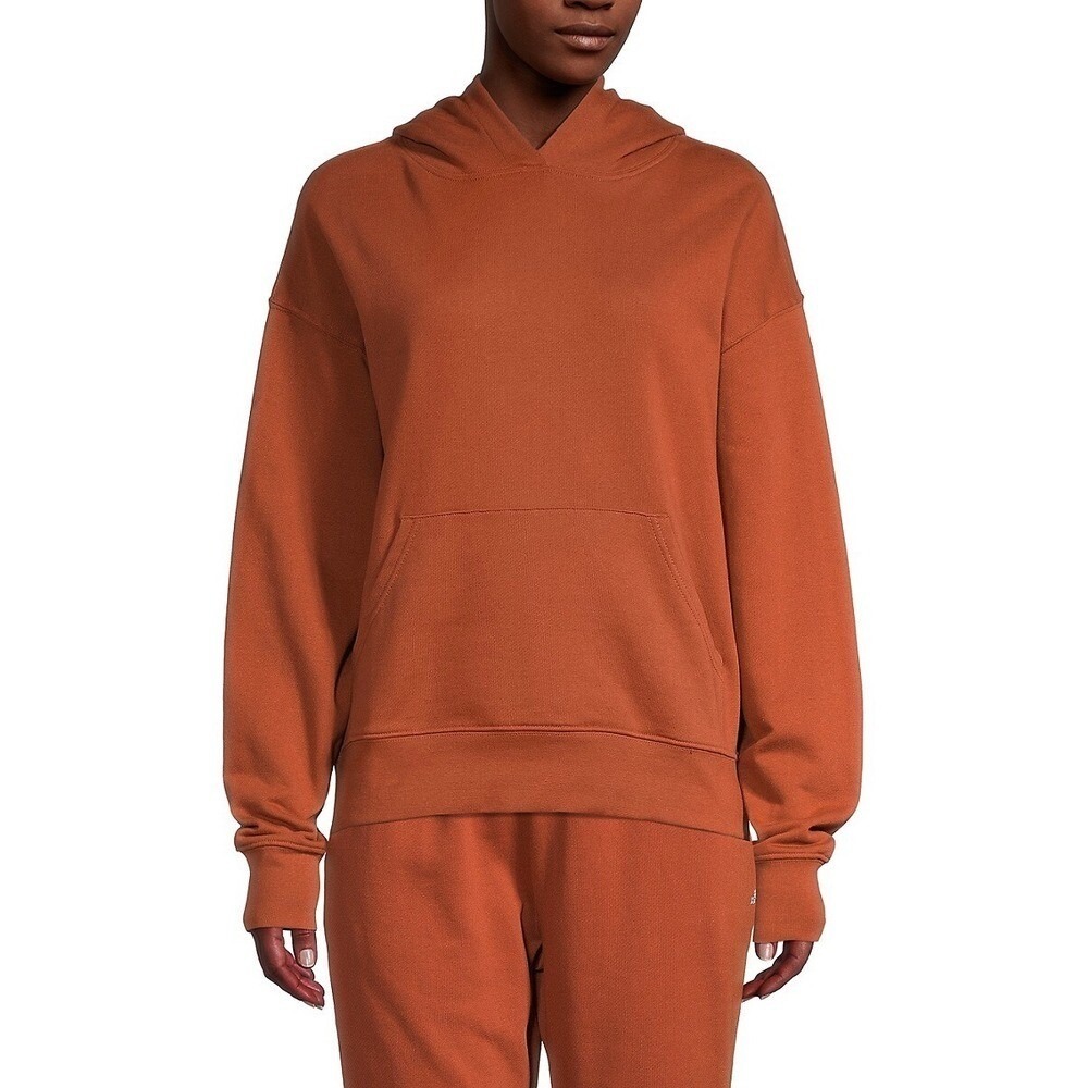 We Wore What Women's Rust Oversized Hooded‎ Sweatshirt Size L